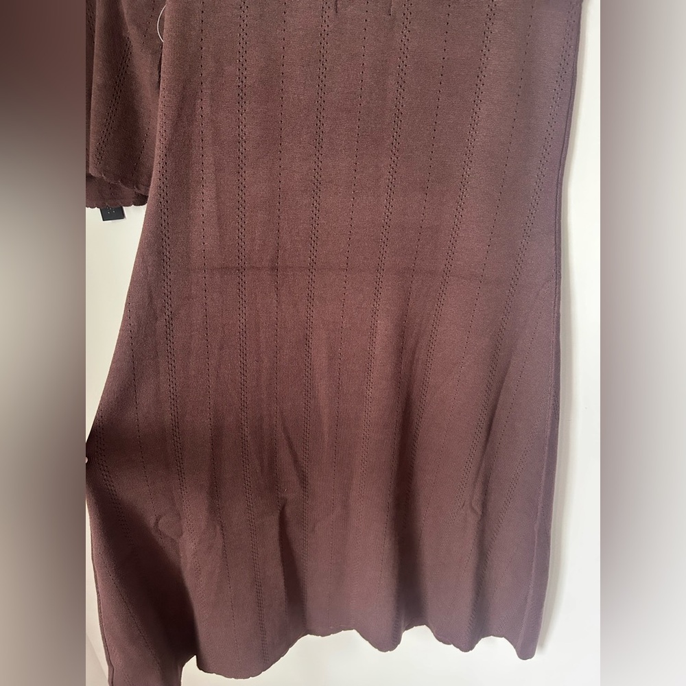 House of Harlow 1960 Brown knit tank top and flare maxi Skirt two piece set - Picture 9 of 9